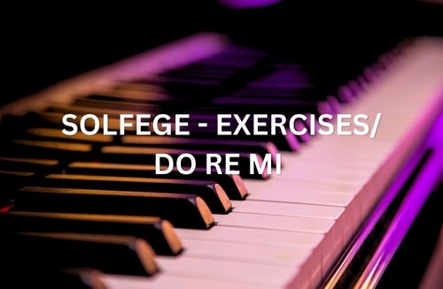 Solfege Exercisesdo Re Mi Core Vocal Power 2456