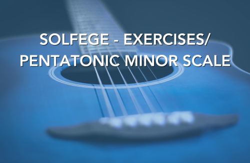 Solfege Exercisespentatonic Minor Scale Core Vocal Power 2964